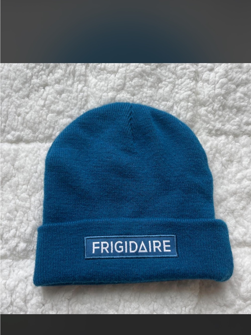 Blue Knit Beanie